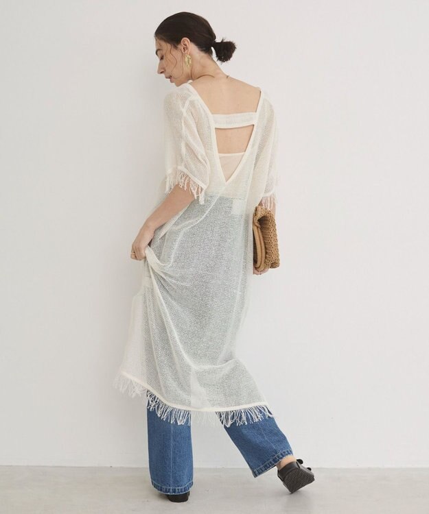 WEGO 【ANGIE VINTAGE】メッシュジレワンピース