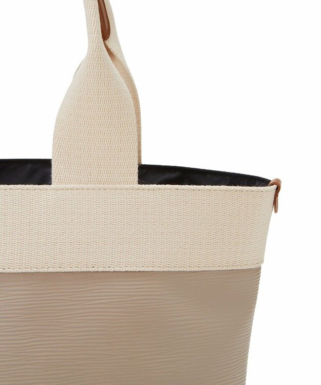 TOPKAPI 【ドラマ着用】【Breath TOPKAPI】RIPPLE リプル ロング ハンドル B5 トートバッグ ペールベージュ