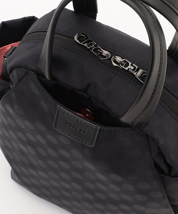 Y'SACCS 【大人のおしゃれ手帖10月号掲載】市川実和子×Y'SACCS　ドットミニボストン ブラック