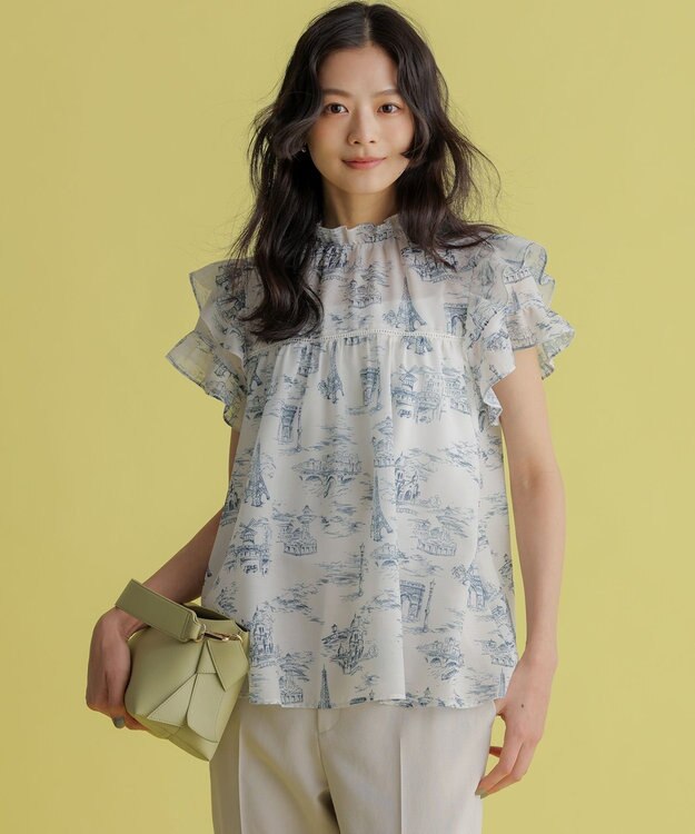 組曲 パリトワルドジュイ ブラウス ホワイト系5