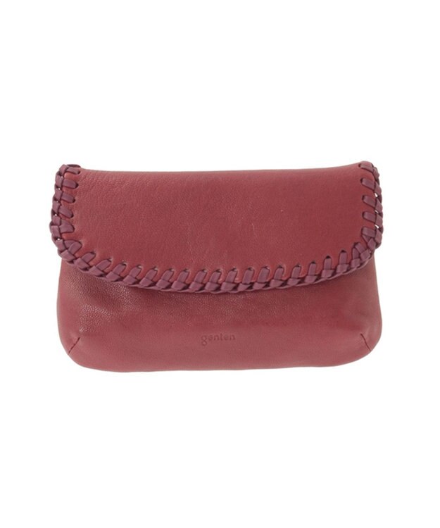 genten ウールシープソフト ポーチ ワイン