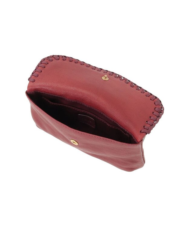 genten ウールシープソフト ポーチ ワイン