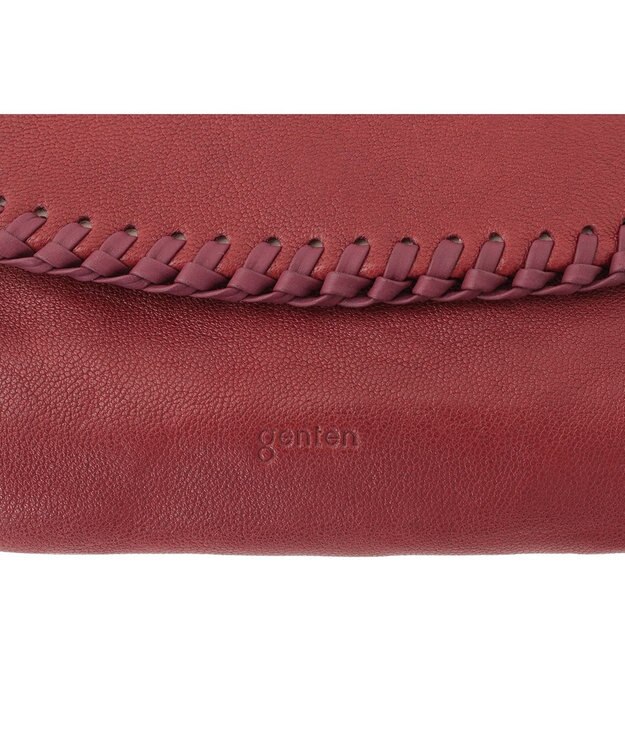 genten ウールシープソフト ポーチ ワイン