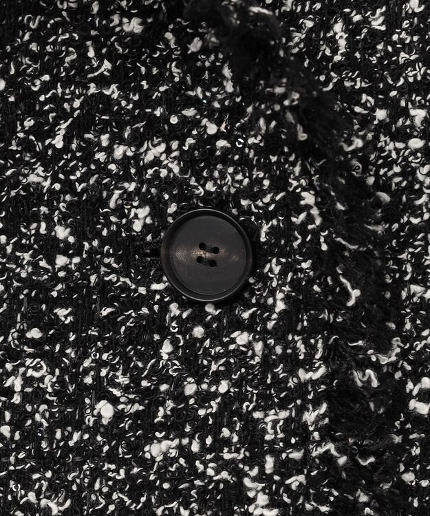 23区 L 【GOLD LABEL】CAMPOREバイカラーツイード ジレ モノトーン系