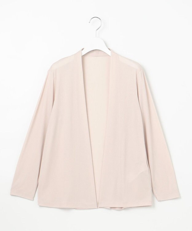 自由区 【好評につき新色追加・接触冷感・UVカット・洗える・XSサイズあり】ハンディカーディガン ミドル丈 ローズ系