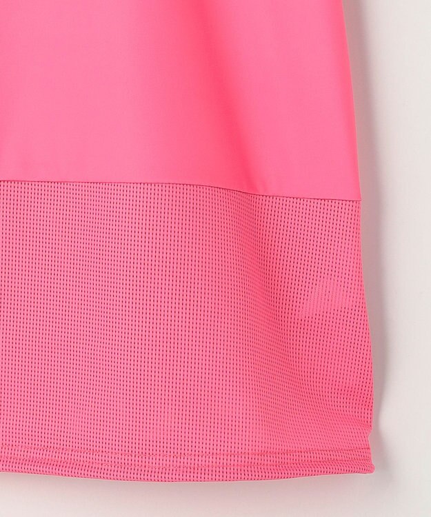 PW CIRCULUS 【WOMEN】SEA TURTLE メッシュコンビモックネックT ゴルフウェア レディース ピンク系