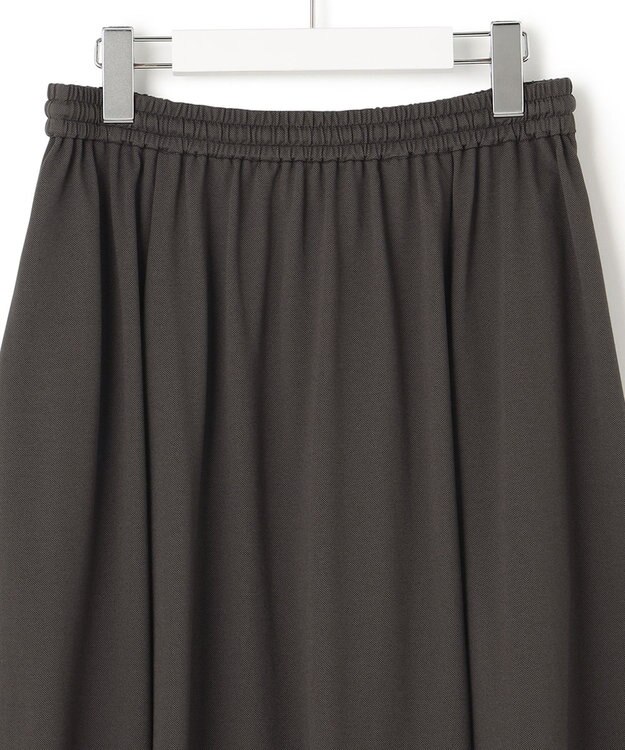 23区 【洗える】ライトピケジャージー フレアスカート グレー系