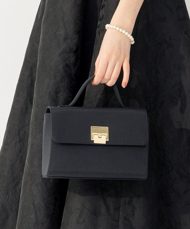 23区 【APPLAUDIR】グログランロイヤル バッグ ブラック系