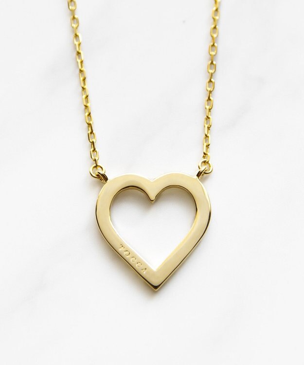 TOCCA WISH IN HEART NECKLACE ネックレス ゴールド系