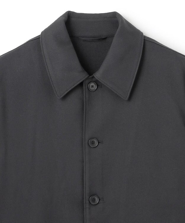 UNFILO MENS 【男女兼用】フラノライク ショートブルゾン [24年秋冬商品] チャコール グレー