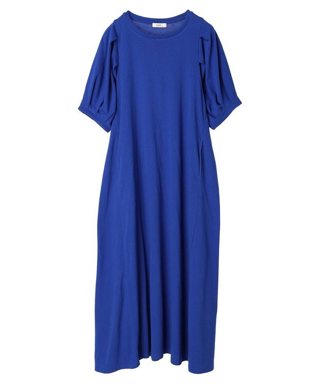 earth music&ecology Ａラインカットワンピース Royal Blue