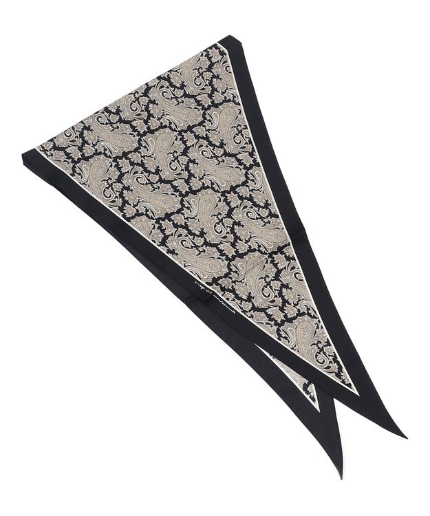 23区 【BAILA11月号掲載】Ratti ヴィンテージペイズリープリント スカーフ モノトーンプリント