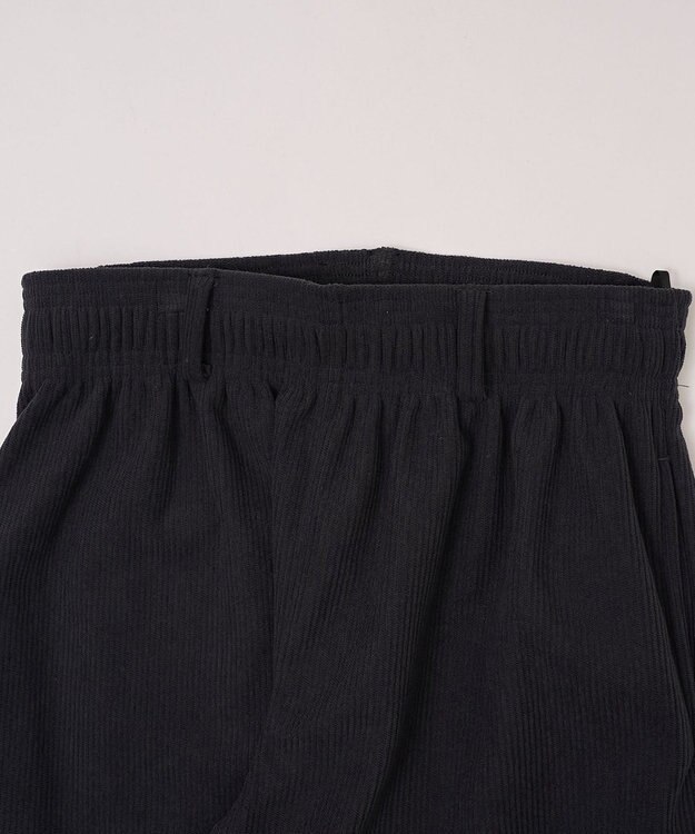 WEGO 【暖パンツ/SMLサイズ展開】裏ベロアシェフパンツ ブラック