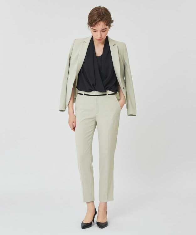 BEIGE， OLIVE / フレンチスリーブブラウス Black