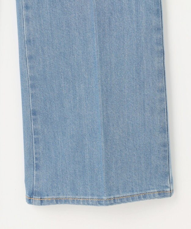 ANY 【洗濯機可/ストレッチ】デニムフレアパンツ ライトインディゴ