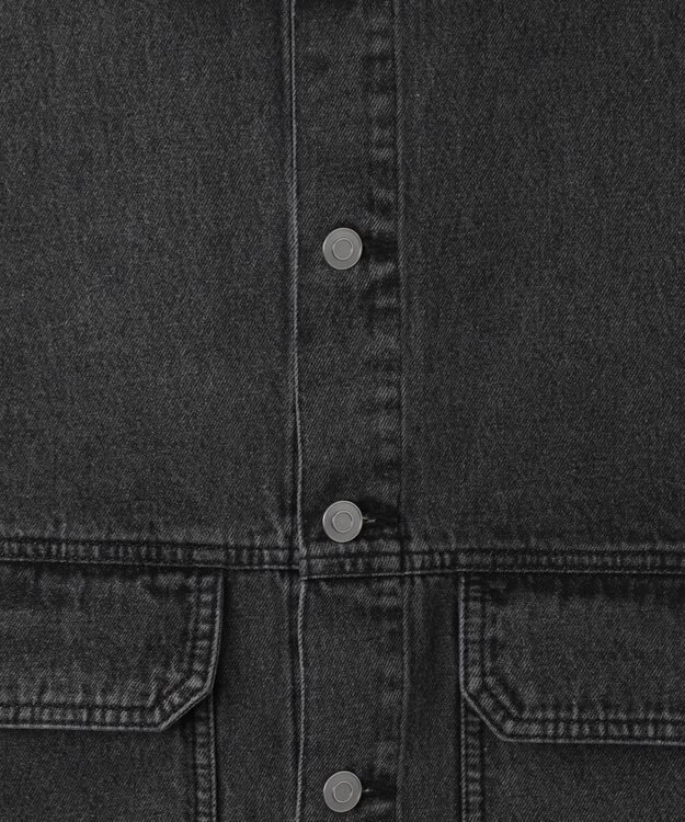 WEGO 【ユニセックス着用ITEM/MLサイズ展開】ワーカーズデニムベスト デニムブラックソノタ