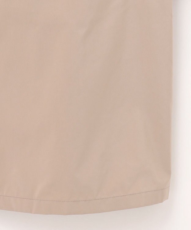 J.PRESS LADIES L 【洗える・撥水】マイクロタフタ ノーカラー ロング コート モカ系