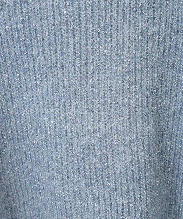 Green Parks ・Ｐｅｔｉｔ　Ｆｌｅｕｒ　ラメ＆スパンコールニット Blue