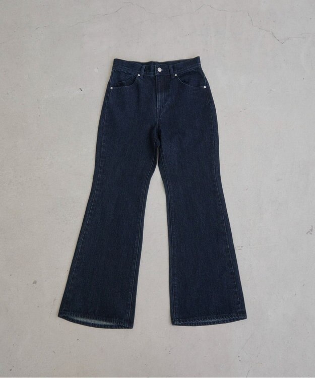 WEGO 【ANGIE VINTAGE/SMLサイズ展開】ブーツカットデニムパンツ ネイビー