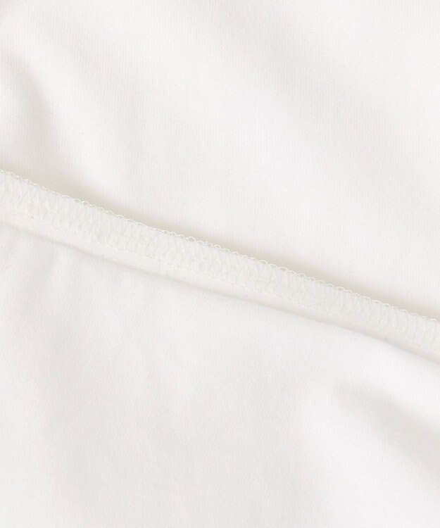 23区 【洗える】ナチュラルコットンベア タフタコンビ タンクトップ ホワイト系