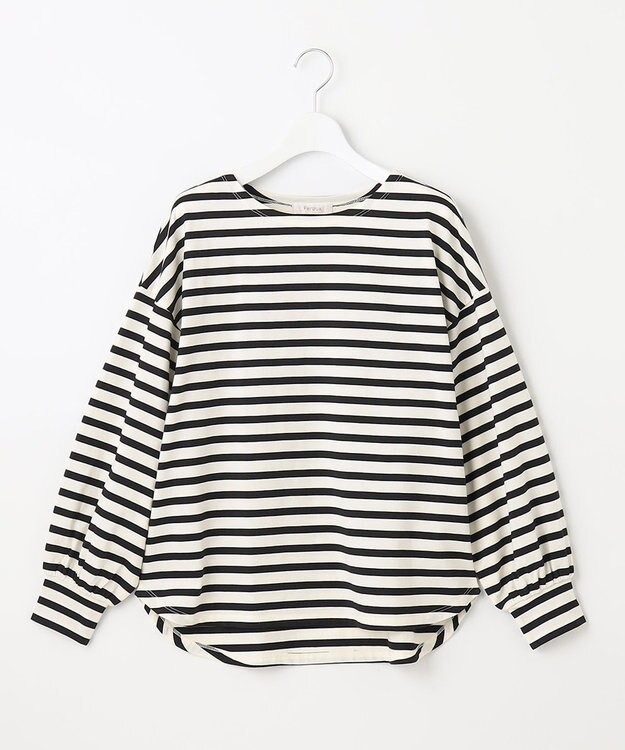 Feroux パフスリーブ ロンＴ アイボリー系1