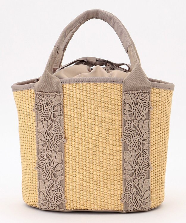 TOCCA TOUCH of LACE BASKET かごバッグ ベージュ系
