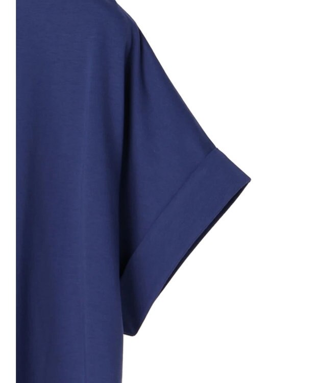 Green Parks 汗じみ防止Ｗカフスフレンチチュニック Dark Blue