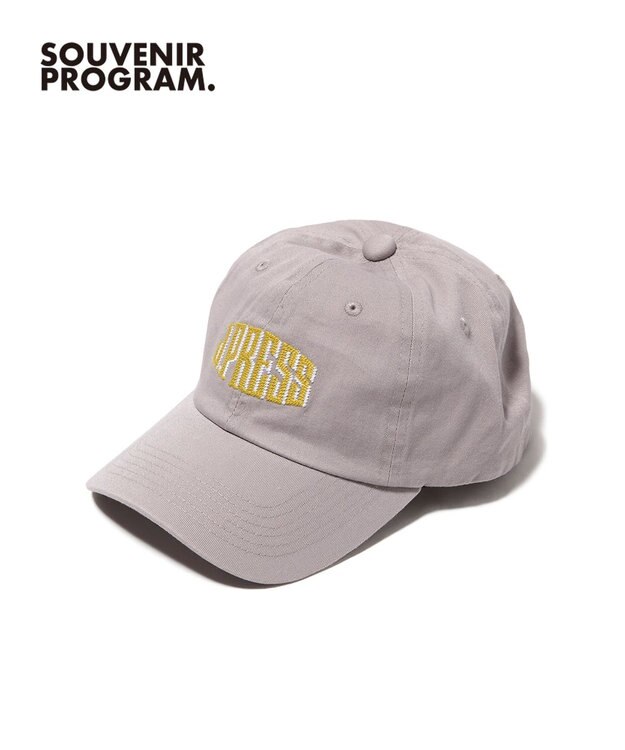 J.PRESS MEN 【J.PRESS ORIGINALS】【UNISEX】Cotton Twill J.PRESS Logo Cap ライトグレー系