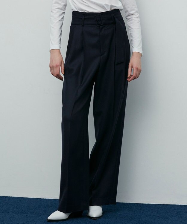 BEIGE， TERNES / ワイドパンツ Navy