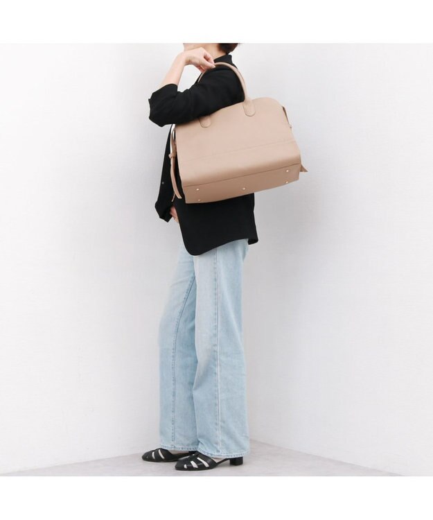 UNBILLION ペルケ perche / 牛革スクエアトート オーク