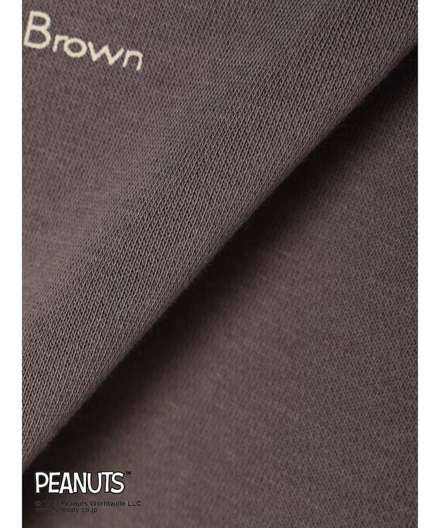 CRAFT STANDARD BOUTIQUE ＰＥＡＮＵＴＳ裏起毛スウェットクルー Charcoal Gray