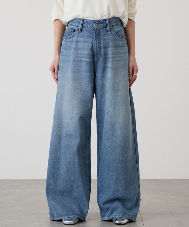 AMERICAN HOLIC ワイドデニムパンツ Light Indigo