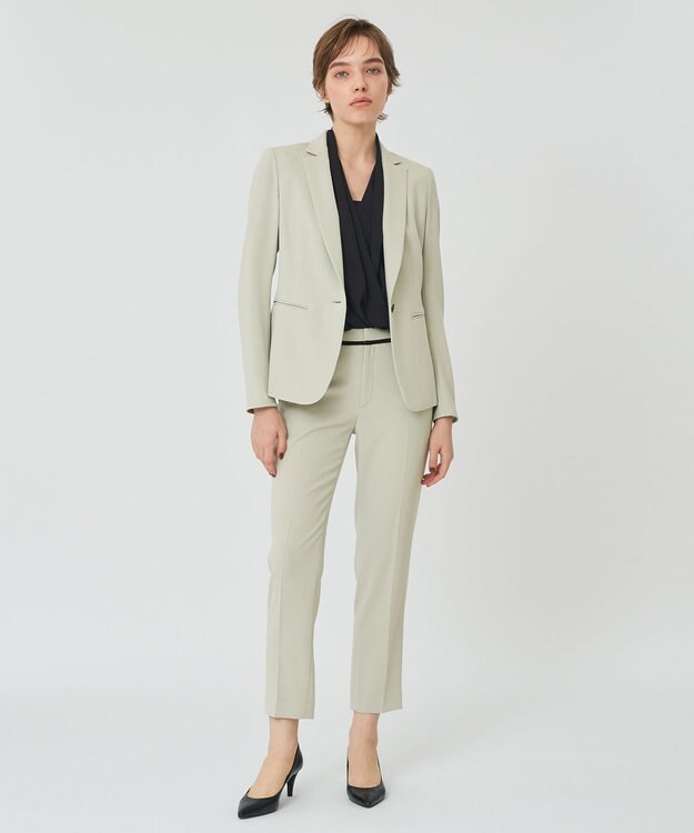 BEIGE， OLIVE / フレンチスリーブブラウス Black