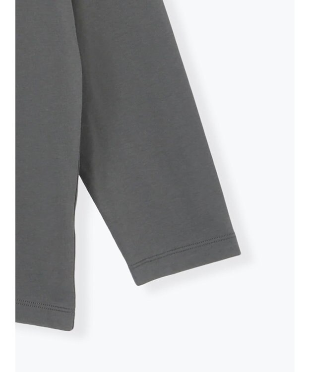 Te chichi 【泉 里香さん着用・Oggi.jp10/23掲載】シルケットロングスリーブTシャツ チャコールグレー