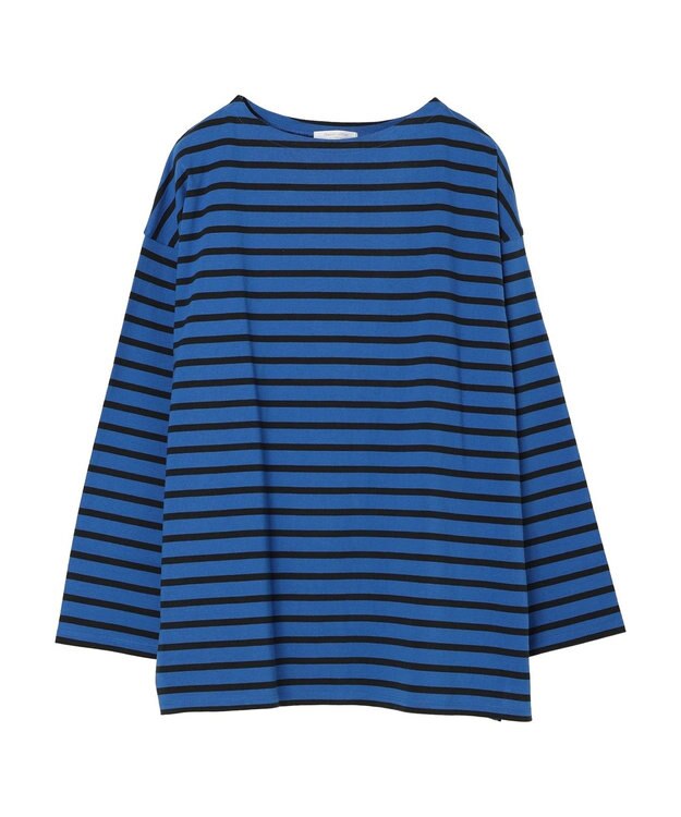 Green Parks ボーダーゆるチュニック Blue