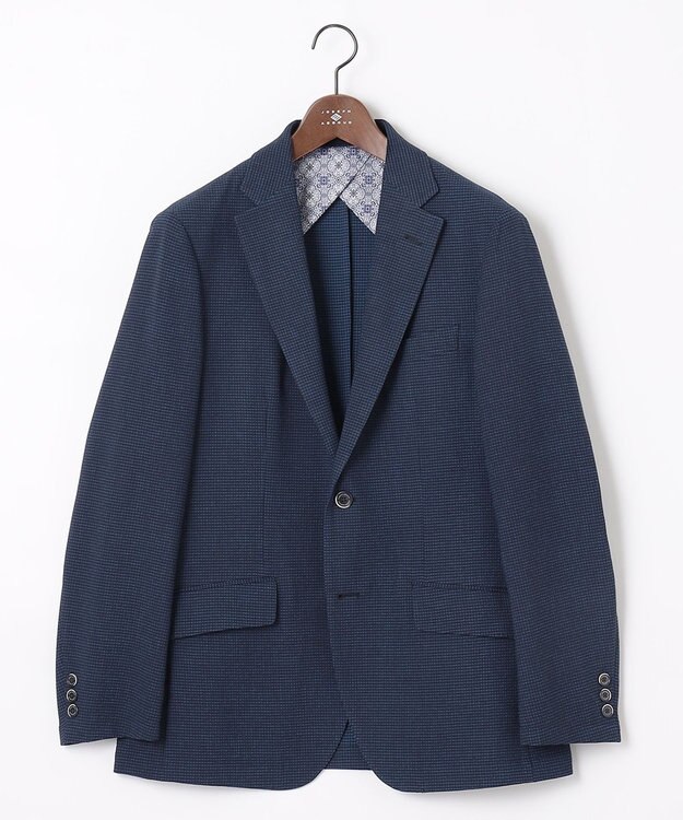 JOSEPH ABBOUD 【驚きの多機能】】ドライサッカージャケット ネイビー系7