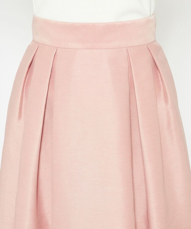 uncrave 【手洗い可】シャイニー シアー コクーンスカート（uncrave STANDARD） ピンク