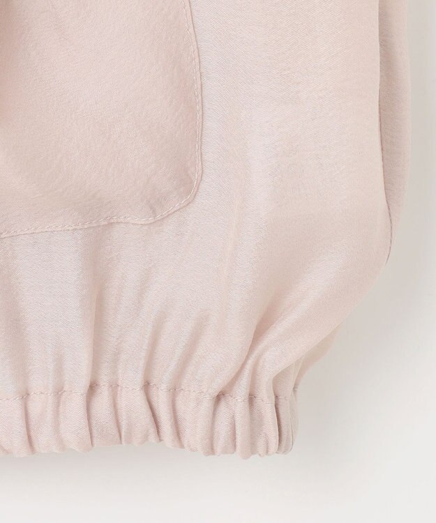 Feroux リボンポケット シアー ブルゾン ピンク系