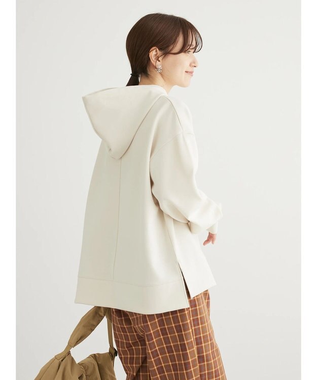 Green Parks Ｓｏｆｔ　Ｃｕｓｈｉｏｎ　ダンボールパーカー Ecru