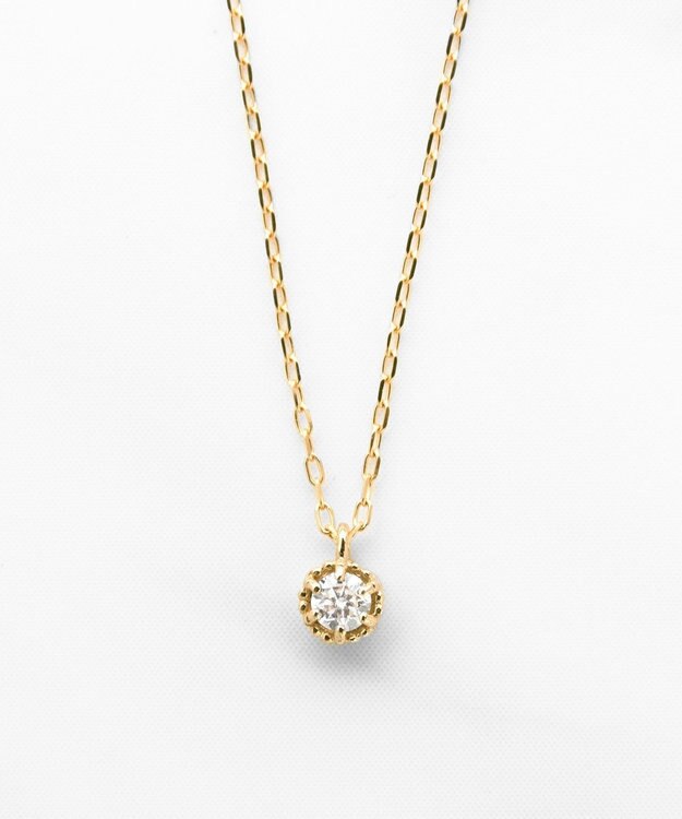 TOCCA 【WEB限定】FLORA K10 DIAMOND NECKLACE K10 ダイヤモンド ネックレス ゴールド系