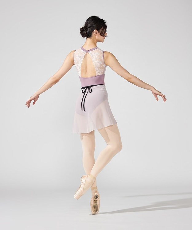 Chacott 巻きスカート グレイッシュローズ