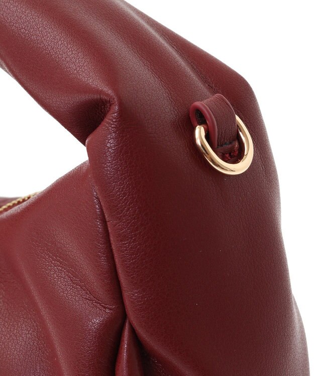 Green Parks ・ｃａｃｈｅ　ｃａｃｈｅ　メタルアクセントミニショルダー Bordeaux