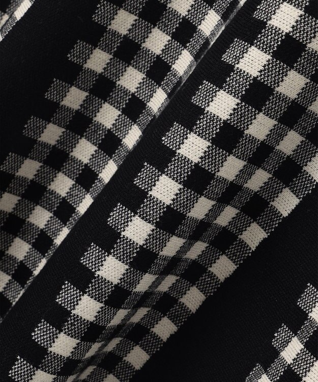 TOCCA 【洗える！】BOAD GAME ニットドレス ブラック系