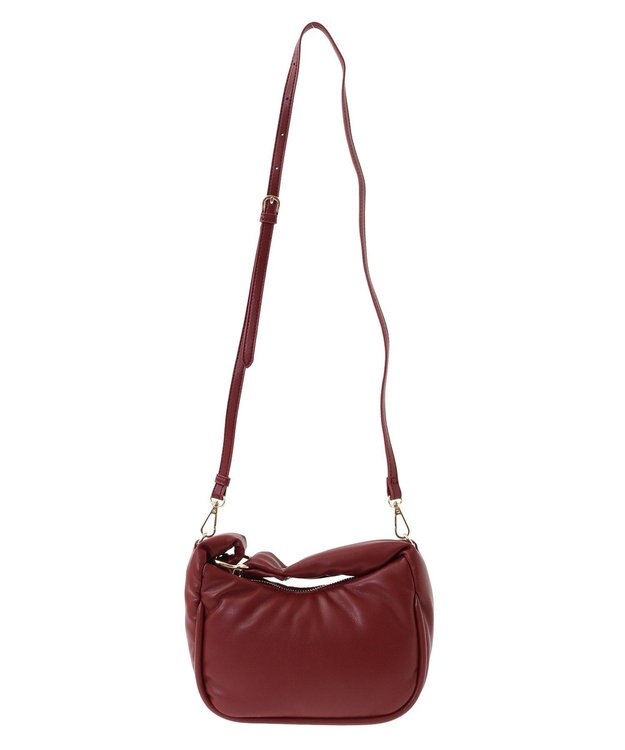 Green Parks ・ｃａｃｈｅ　ｃａｃｈｅ　メタルアクセントミニショルダー Bordeaux