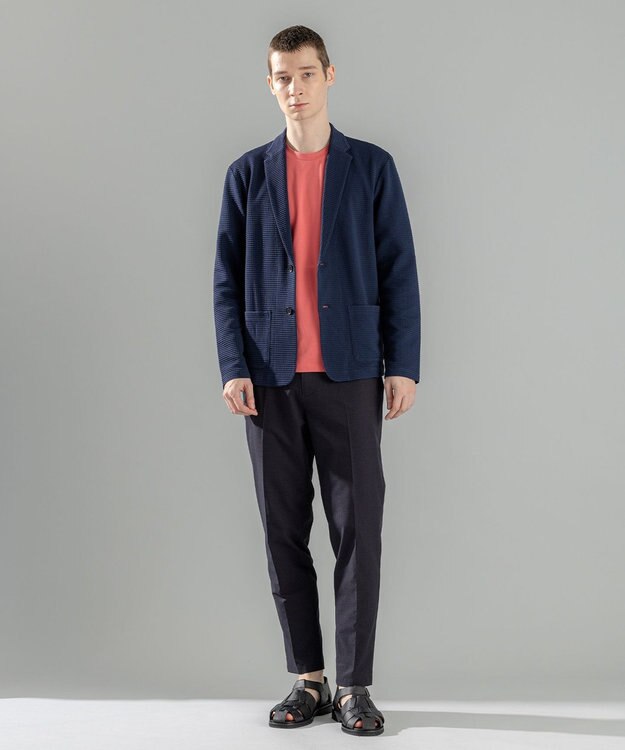 JOSEPH HOMME ＜新色追加＞【オリジナル素材/シワになりにくい】ライトタックジャージー パッチポケット ジャケット ネイビー系