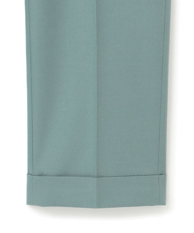 J.PRESS MEN 【J.PRESS ORIGINLAS】1001 PAPER FLANNEL PIPED STEM 1TUCK / JAPAN MADE ピーコックグリーン系