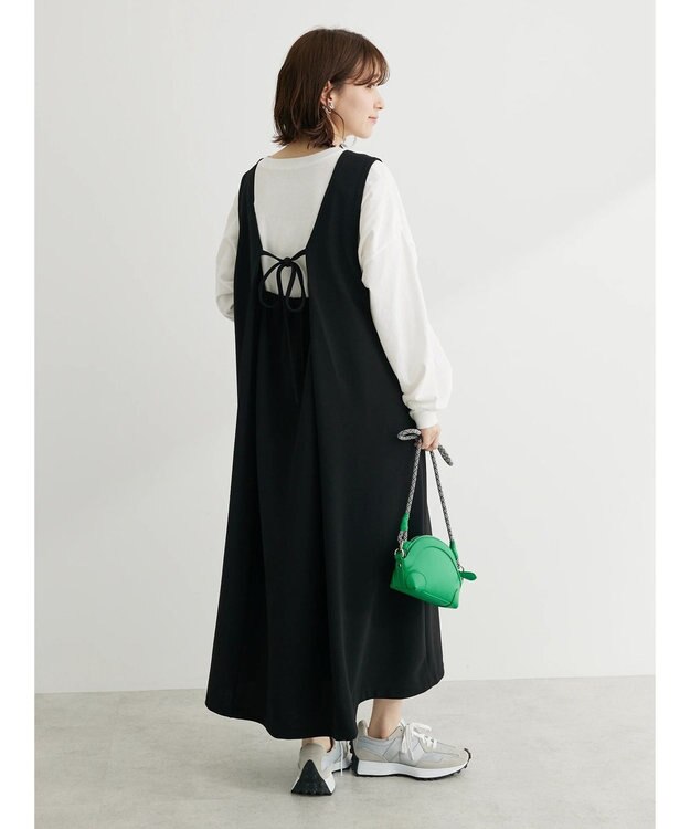 Green Parks ・ＲＡＹ　ＣＡＳＳＩＮ　Ｖネックジャンスカ Black