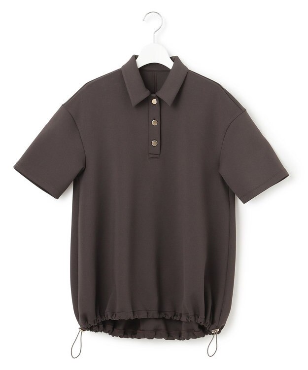 23区 S 【R(アール)】アクアスーティングジャージー ポロシャツ グレー系