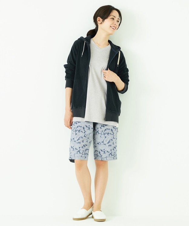 JOSEPH ABBOUD MOUNTAIN 【SPACE】OGアロハペイズリー ハーフパンツ ライトグレー系6