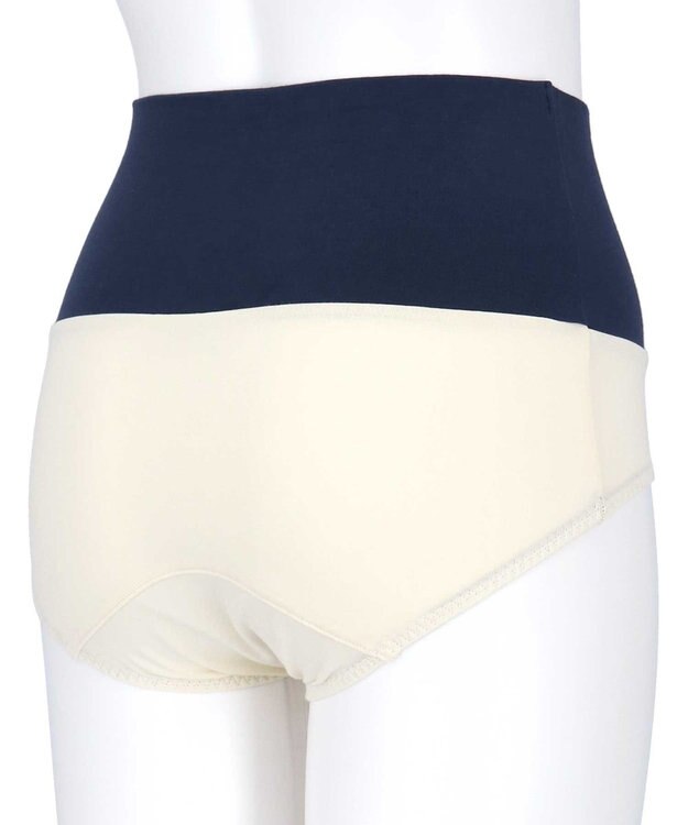 une nana cool 綿ベア天竺 カラーブロッキング サニタリーショーツ CR